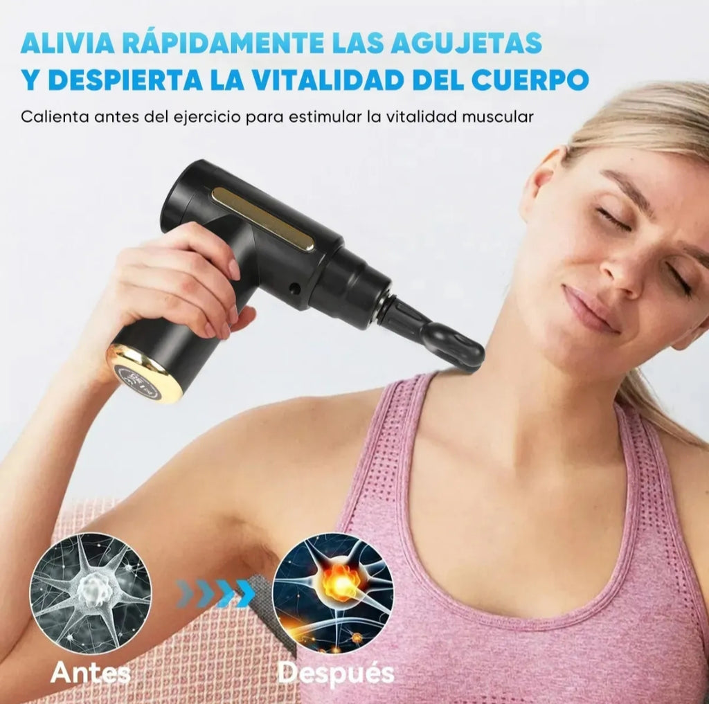 Pistola de masaje