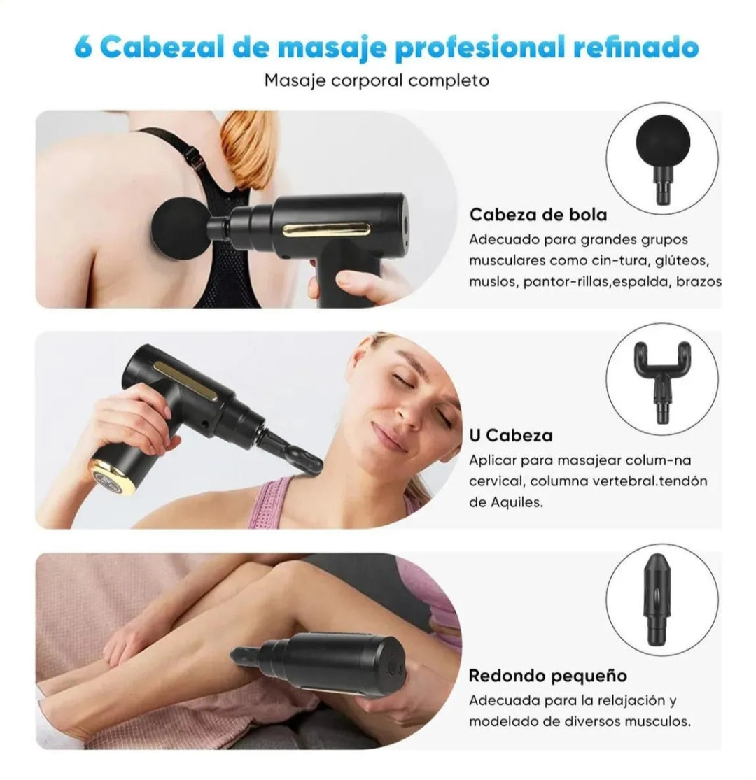 Pistola de masaje