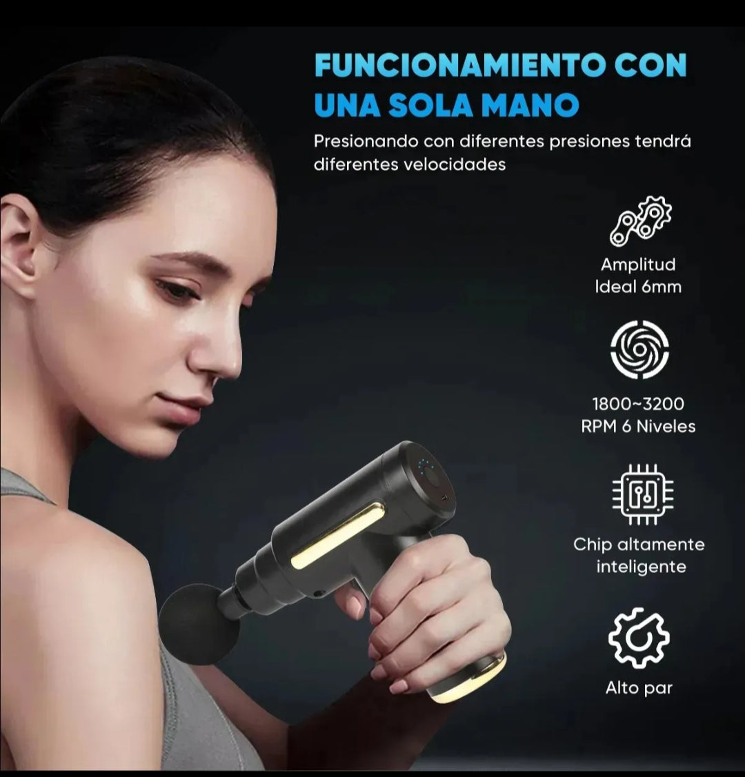 Pistola de masaje