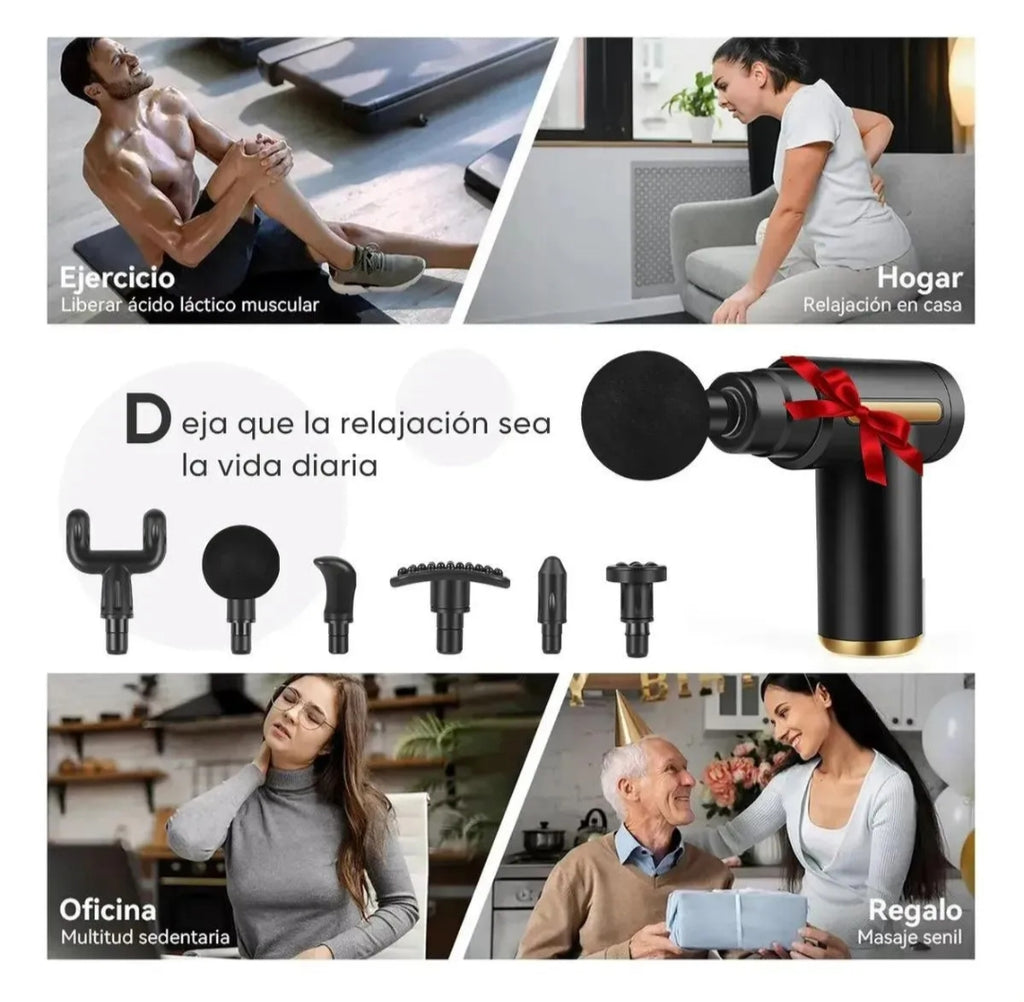 Pistola de masaje